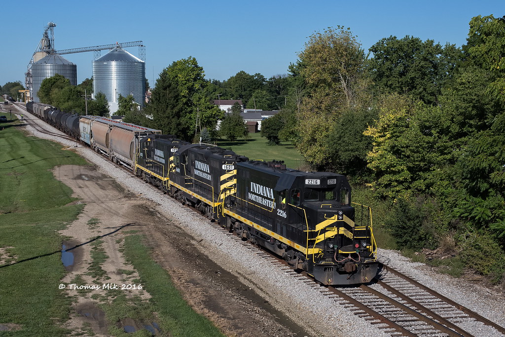 Indiana Northeastern RR at Edon, OH INER GP7U 2216, GP7 … Flickr