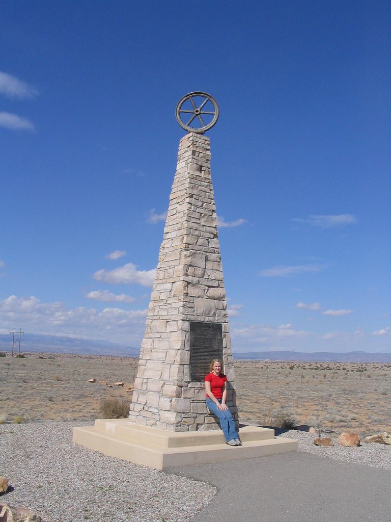 Alicia, Mormon Battalion Marker, Algodones, New Mexico Flickr