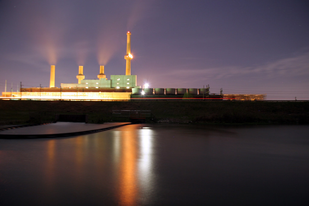 Springfield Missouri Power Plant at Night Springfield Miss… Flickr