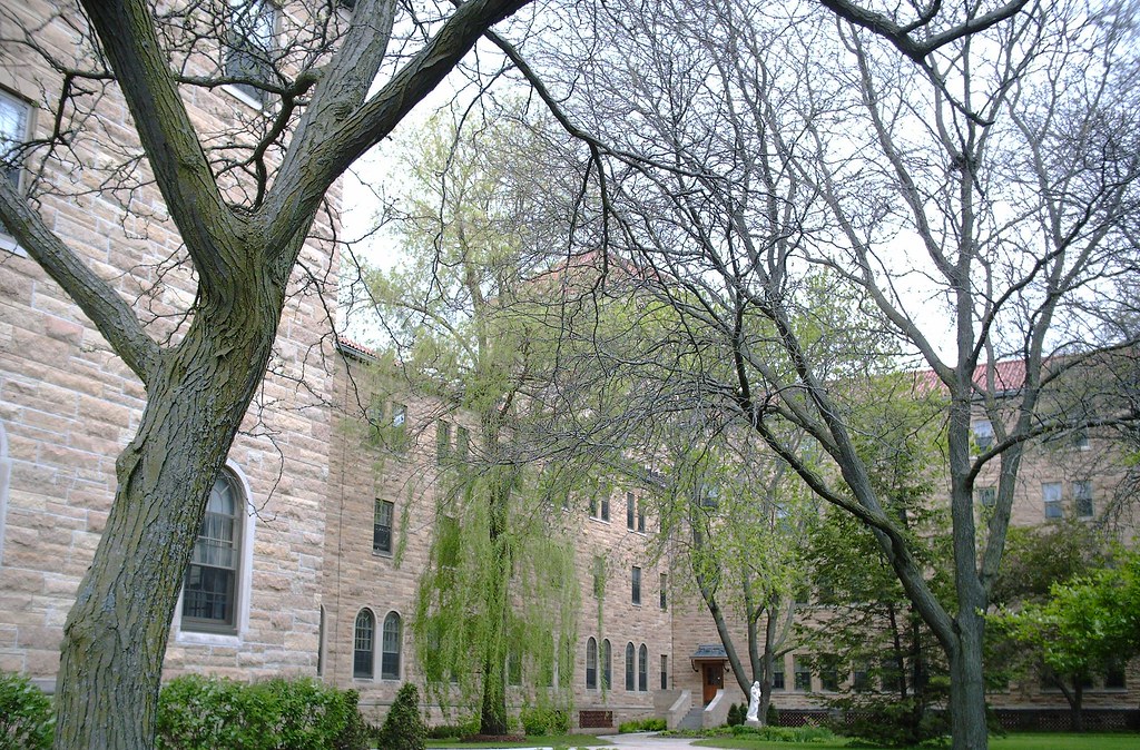 courtyard Assisi Heights, the mother house of the Sisters … Flickr
