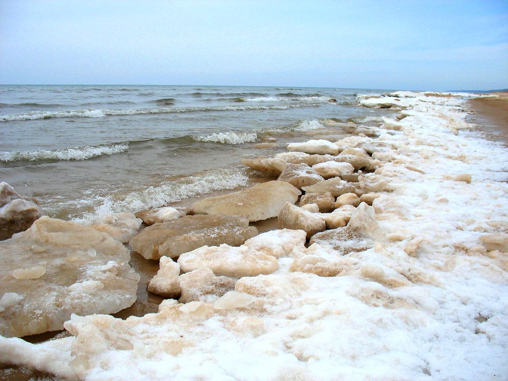 Lake Michigan in March east&uptown Flickr