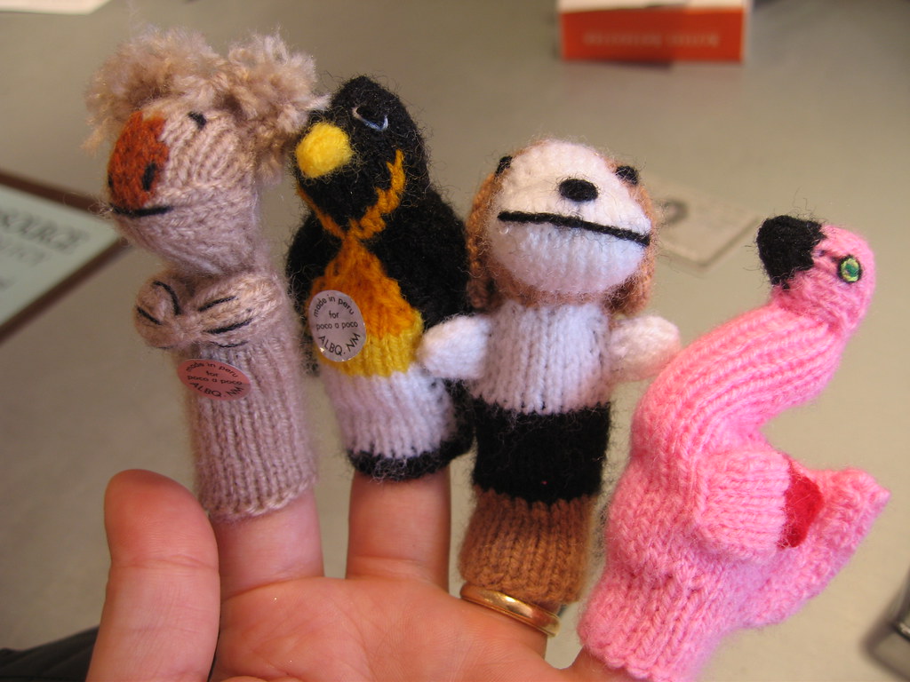 finger puppets fooling around with finger puppets at a che… Flickr