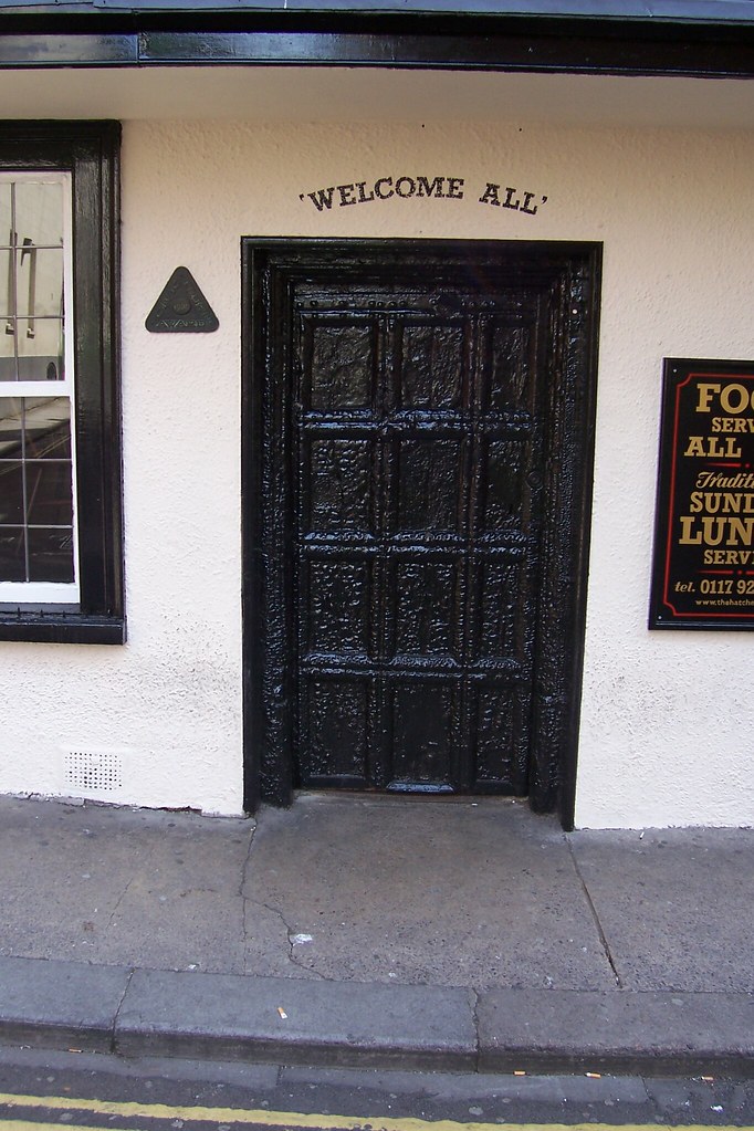 The Hatchet door Circa 1606. Frog Lane, Bristol. With abou… Flickr