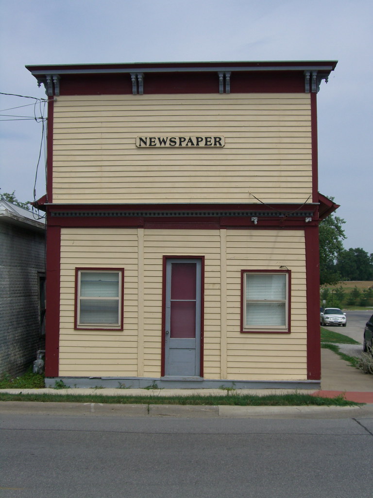 Newspaper Office Solon, Iowa Here's the newspaper office … Flickr