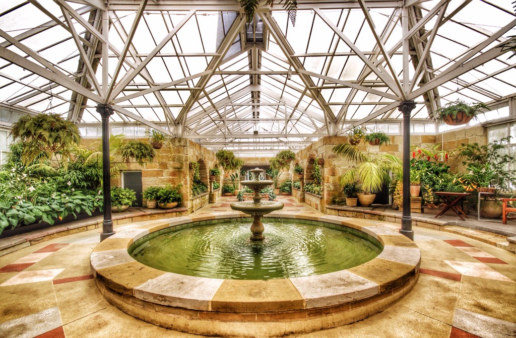 Conservatory, Hobart botanical gardens Andrew Lancaster Flickr