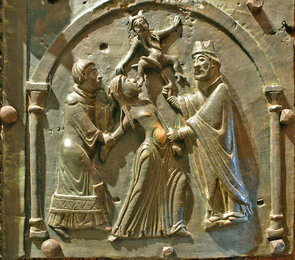 Saint Zeno performs an exorcism on the emperor's (Gallienu… Flickr