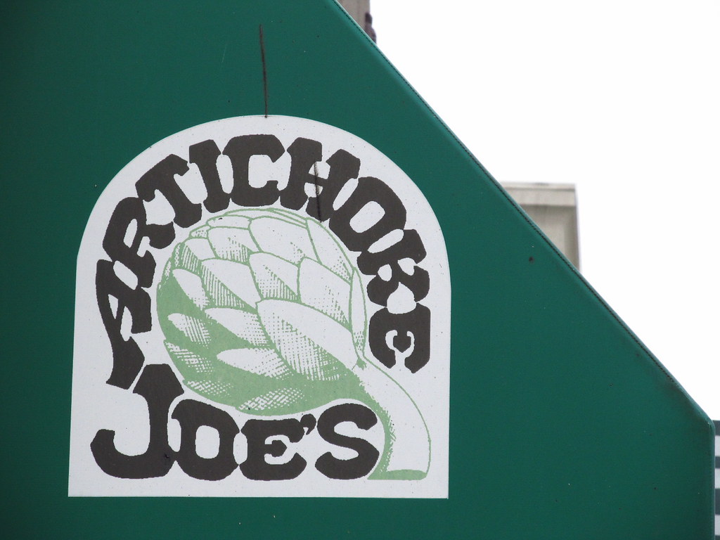Artichoke Joe's sign on side San Bruno, CA Willis Lam Flickr