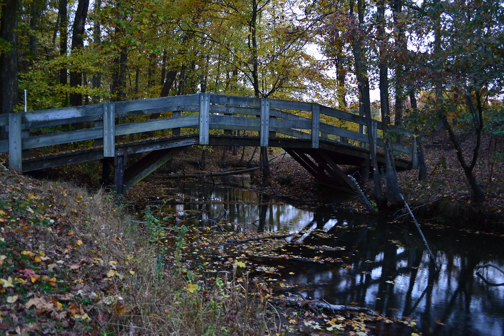 Bridge Over Still Water Allens Pond // Bowie, MD Flickr