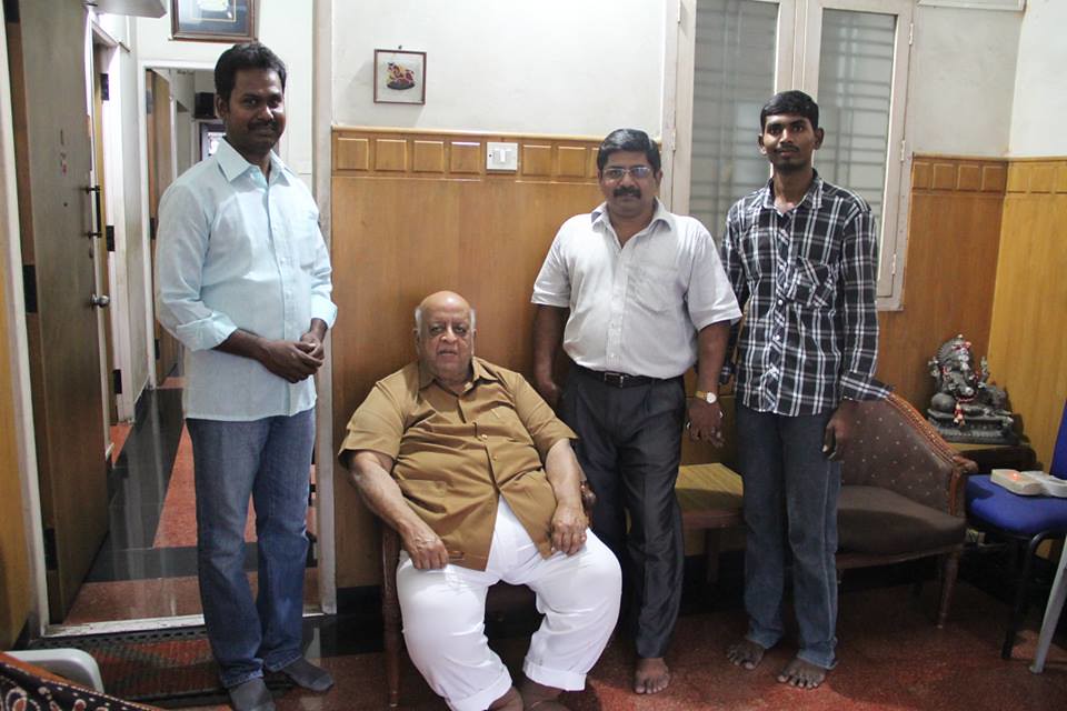 Interviewing Mr.T.N.Seshan The talented crew from Sushmma … Flickr
