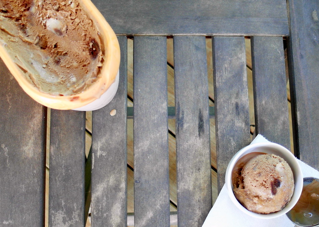 Spiced Chocoflan Coffee Ice Cream Making ice cream is a de… Flickr