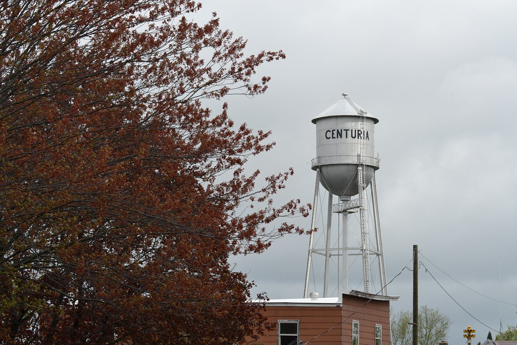 water tower Centuria, WI turn off your computer and go outside Flickr