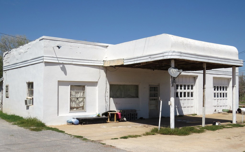 Canute Gas Station Canute, Oklahoma; the former station ap… Flickr