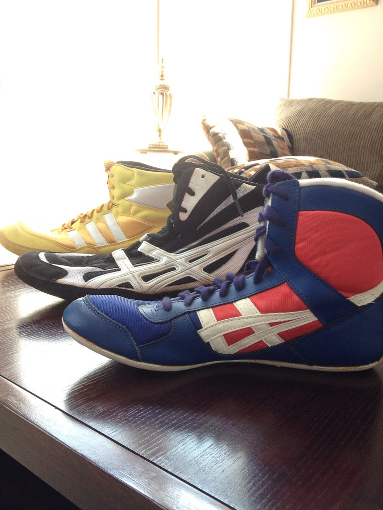 Vintage Wrestling Shoes Sell or trade elam.zach Flickr