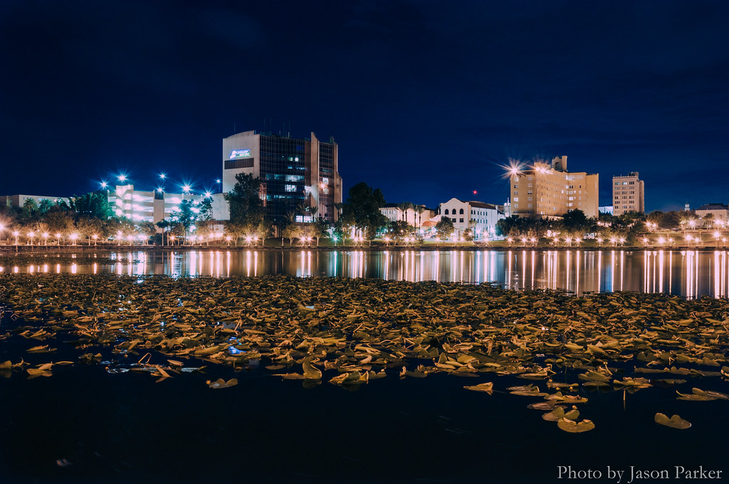 Evening at Lake Mirror A shot of downtown Lakeland, FL. ju… Flickr
