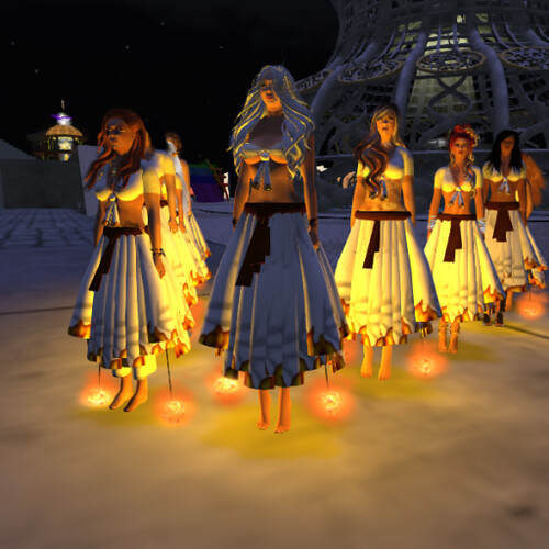 Fire Dancers Ready! Devin Everich Flickr