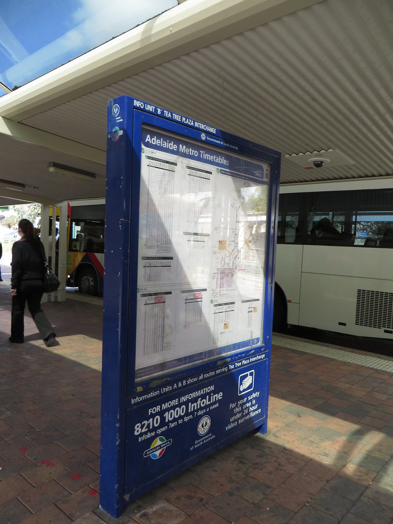 Tea Tree Plaza Interchange Upgrade Older blue information … Flickr
