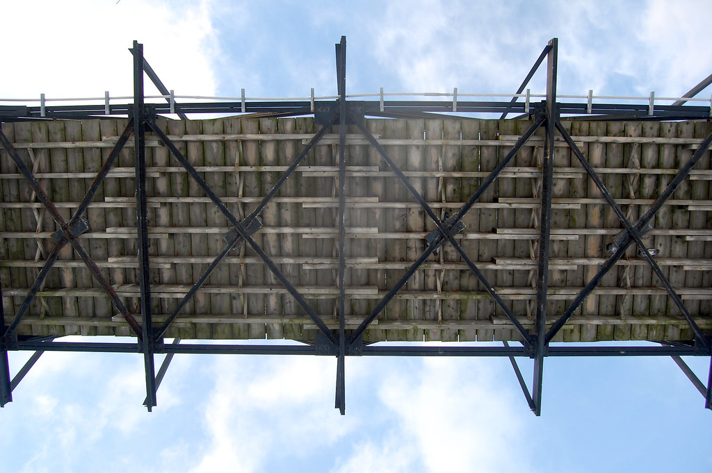 Wallace footbridge February 7, 2014. Wallace bridge from b… Michael