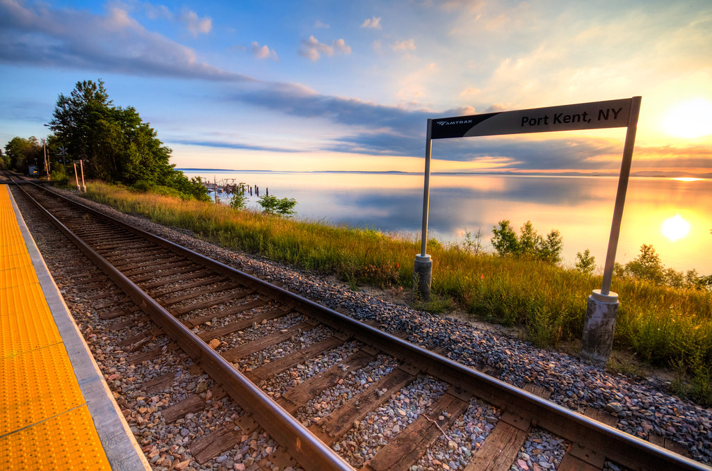 Railroad at Port Kent, New York on Lake Champlain ap0013 Flickr