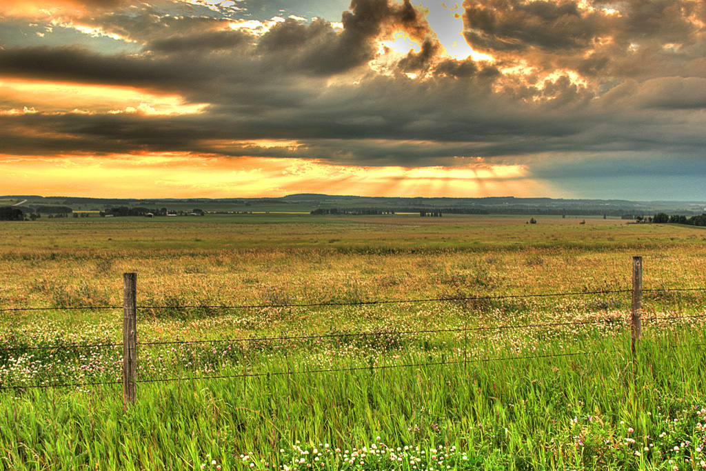 Sunset over Eagle Hill, AB Mike Flickr