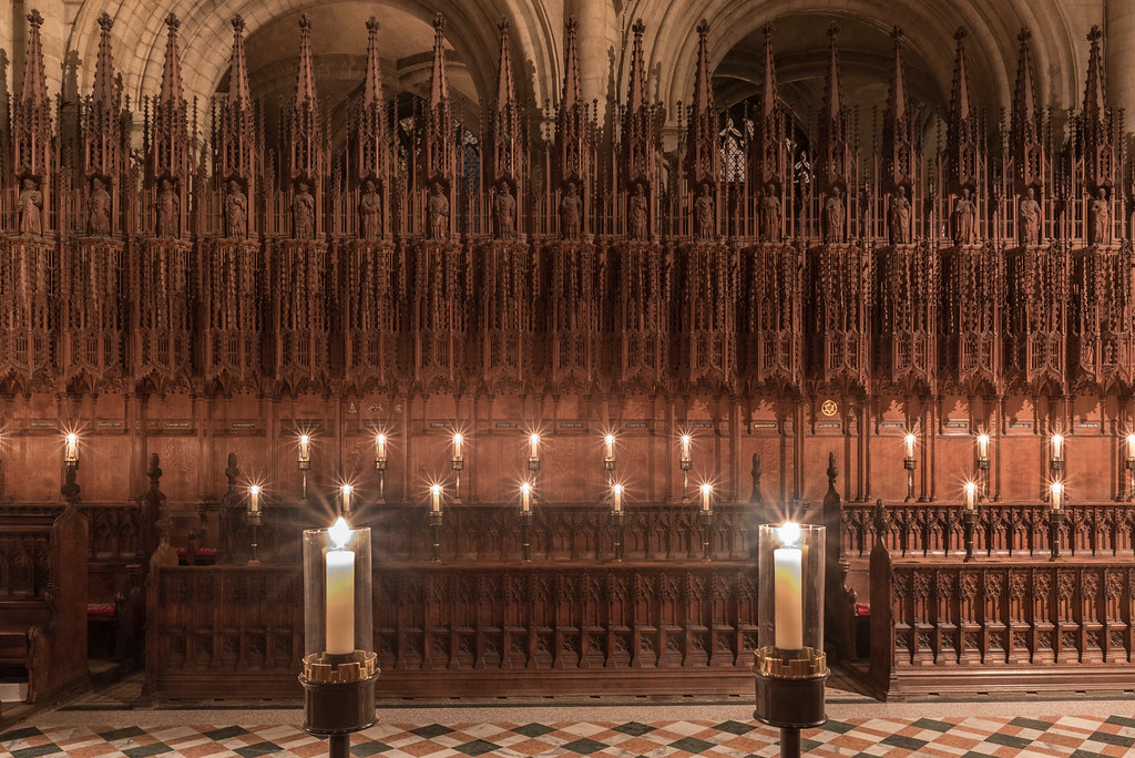 Candles in Peterborough Cathedral Tran Quility Flickr
