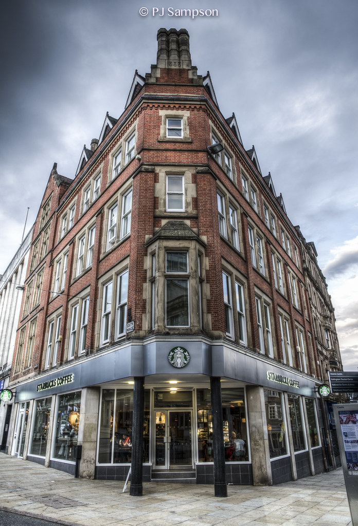 Starbucks Nottingham Old Market Square HDR HDR of 7 images… Flickr