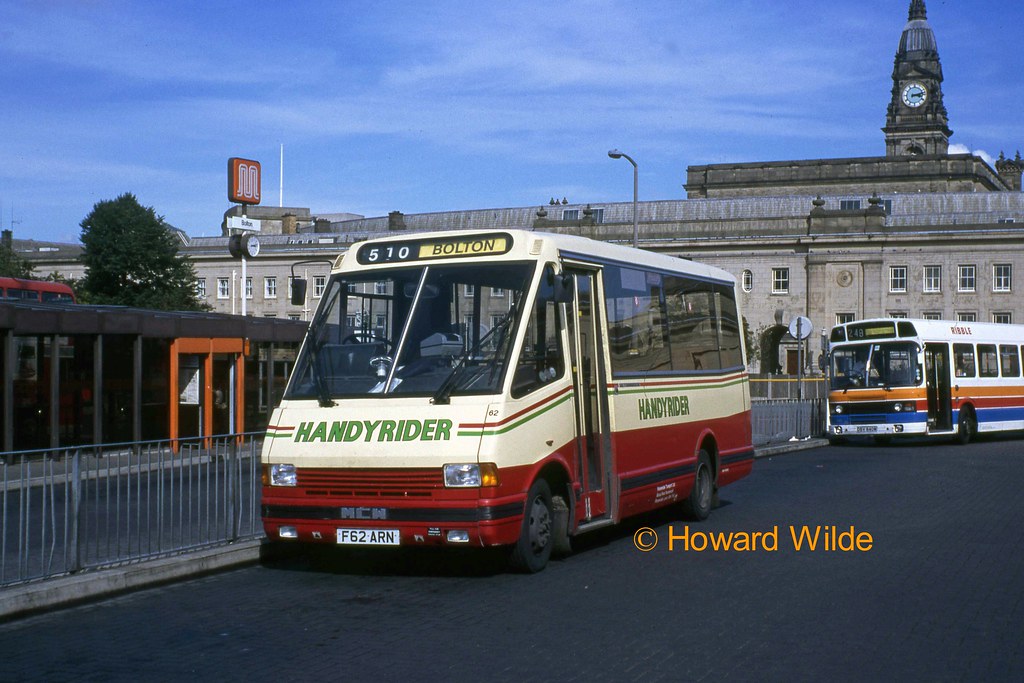 Rossendale 62 (F62 ARN) Bolton, Moor Lane Bus Station, 09/… Flickr