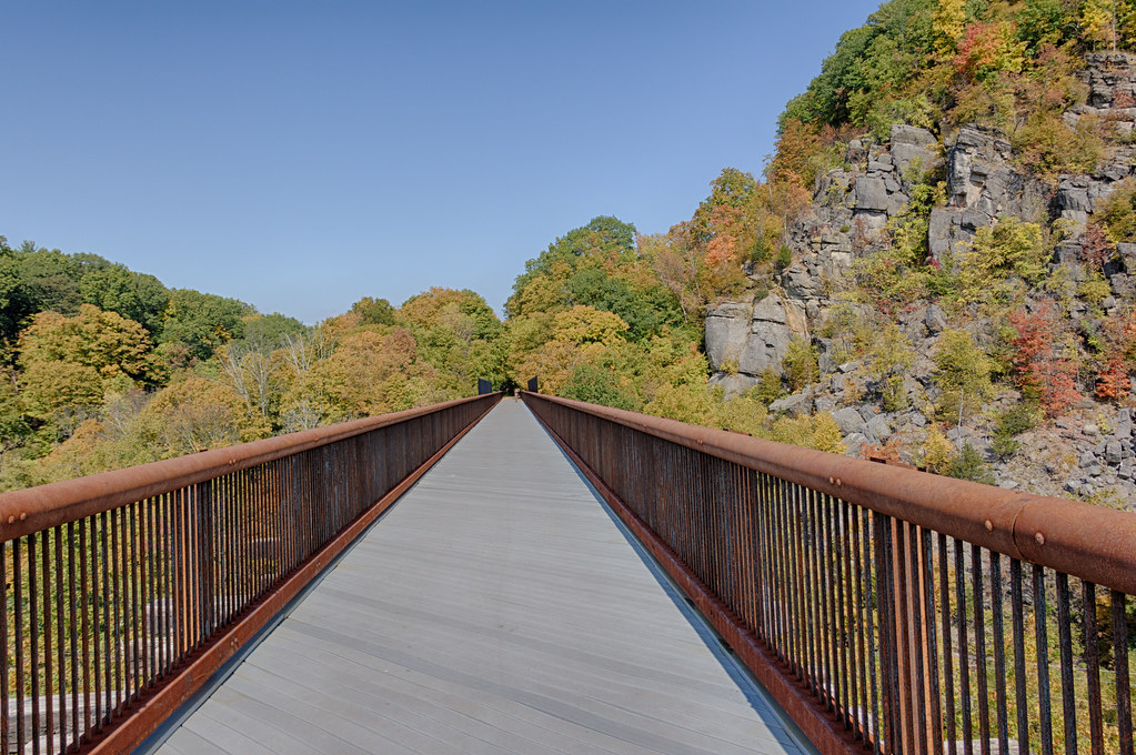 Rosendale Trestle Walkway The Rosendale Trestle is a 940f… Flickr