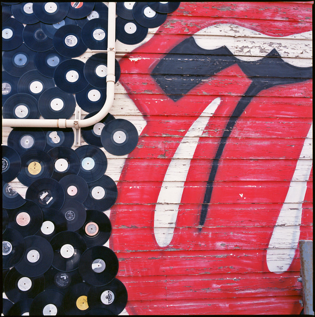 Record Store Calgary, Alberta Hasselblad 500 CM Kodak Ekta… Flickr