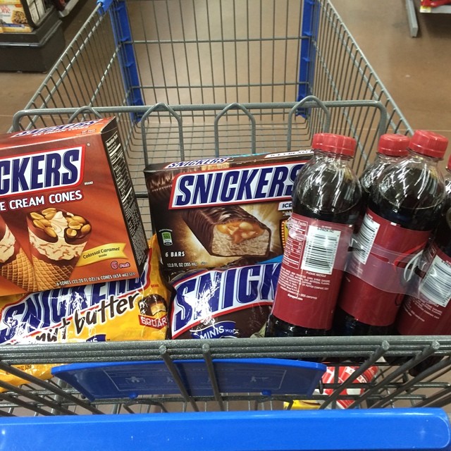 Stopped by Walmart for some Snickers and Dr. Pepper to hel… Flickr