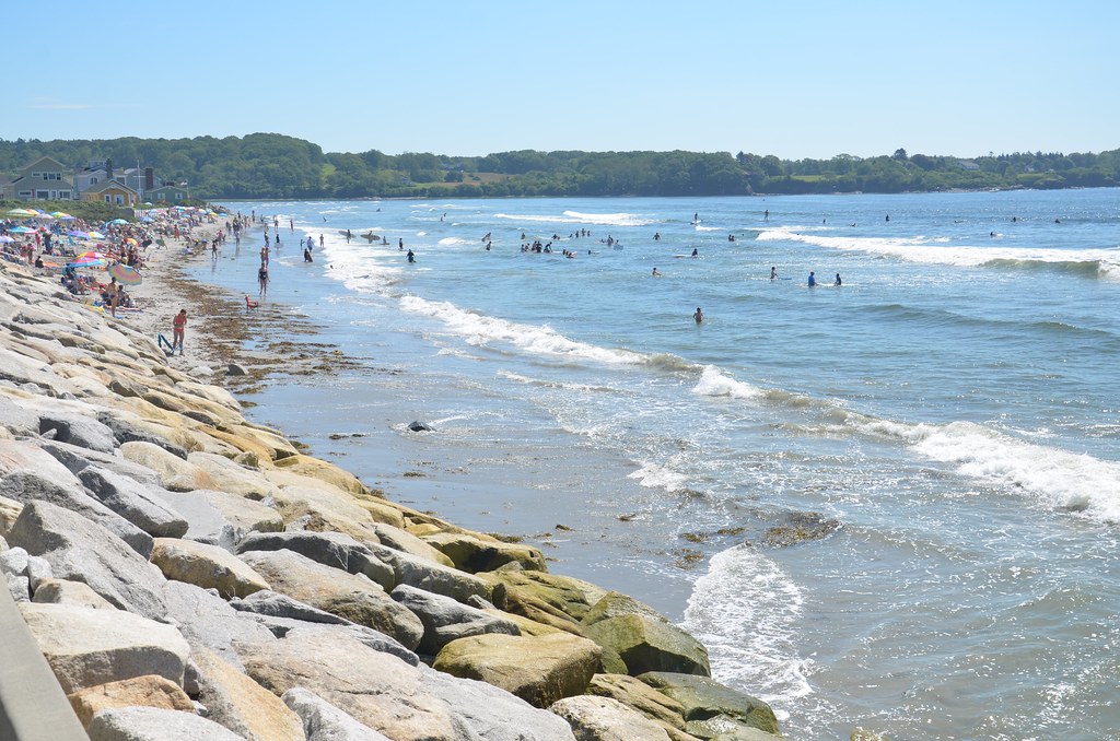 Higgins Beach At high tide. Joe Shlabotnik Flickr