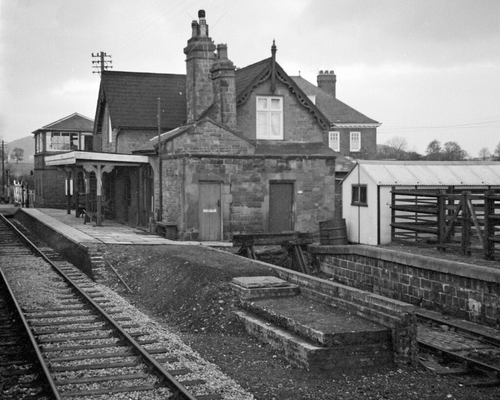 Westbury Station, Shropshire, 1965/01/10 Westbury Station,… Flickr