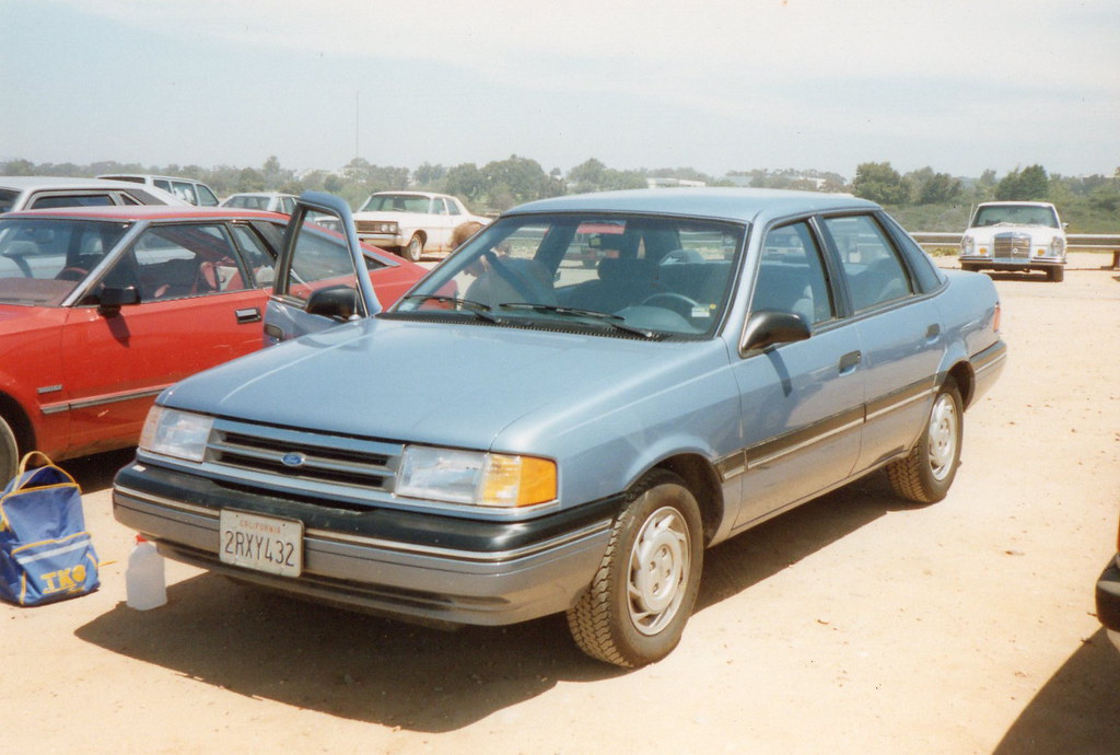 Ford Tempo (1990) Rental car, California, 1990 Andrew Bone Flickr