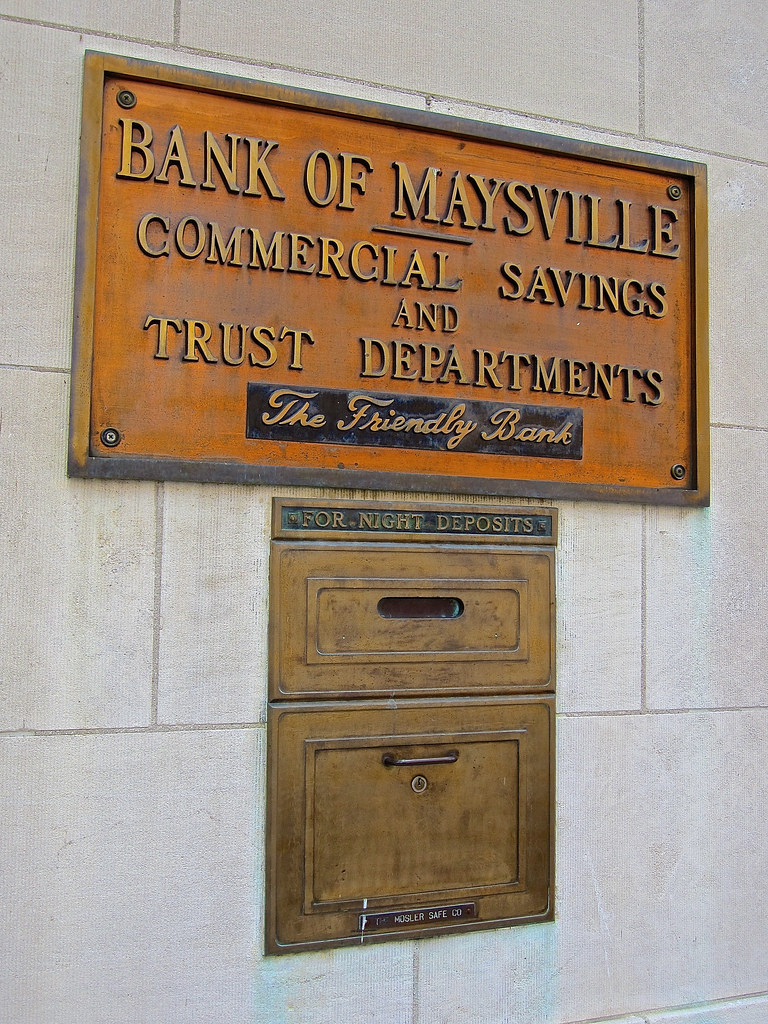 Bank of Maysville, Maysville, KY Plaque on the side of the… Flickr
