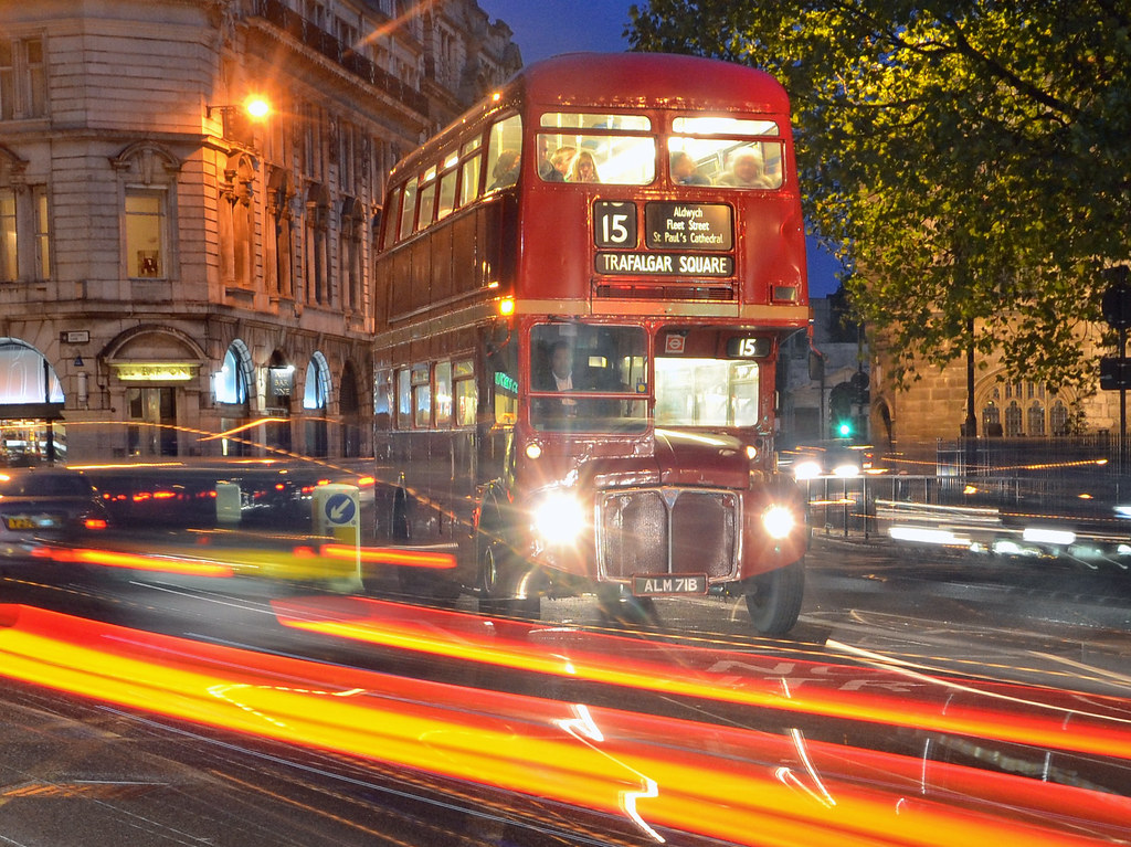 Routemaster 2 Another shot of the no.15 bus surrounded by… Flickr