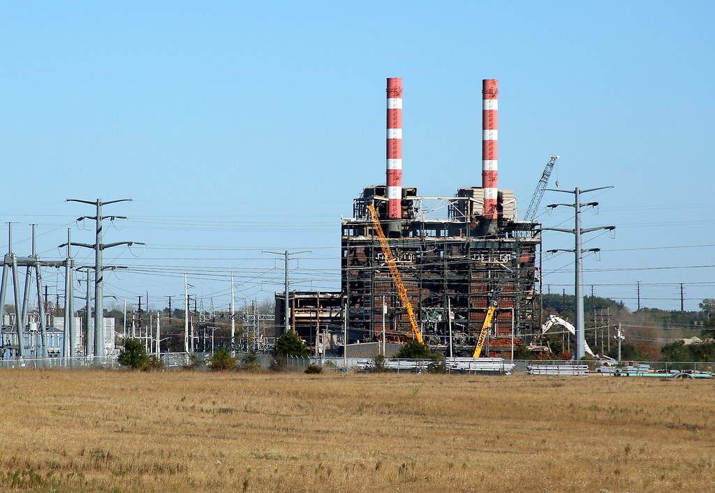 Power Plant Demolition Took a walk around the old power pl… Flickr