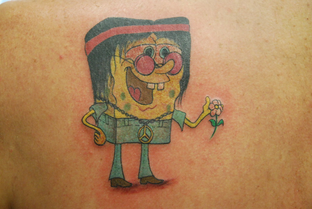 Tattoo Bob Esponja. | Tattoo Bob Esponja. Www.buenavidatatto… | Flickr 687_x_1023_jpg
