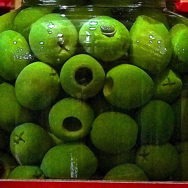 Jar of Costco Green Olives Lynn Friedman Flickr