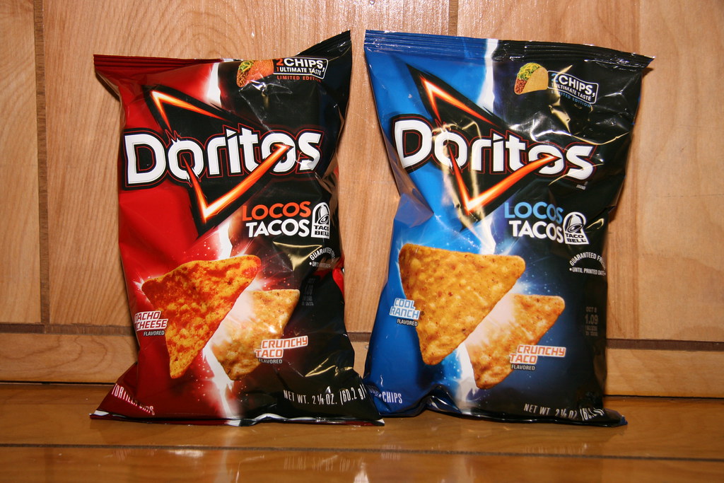 Doritos Limited Edition Taco Bell Tacos Locos Both version… Like