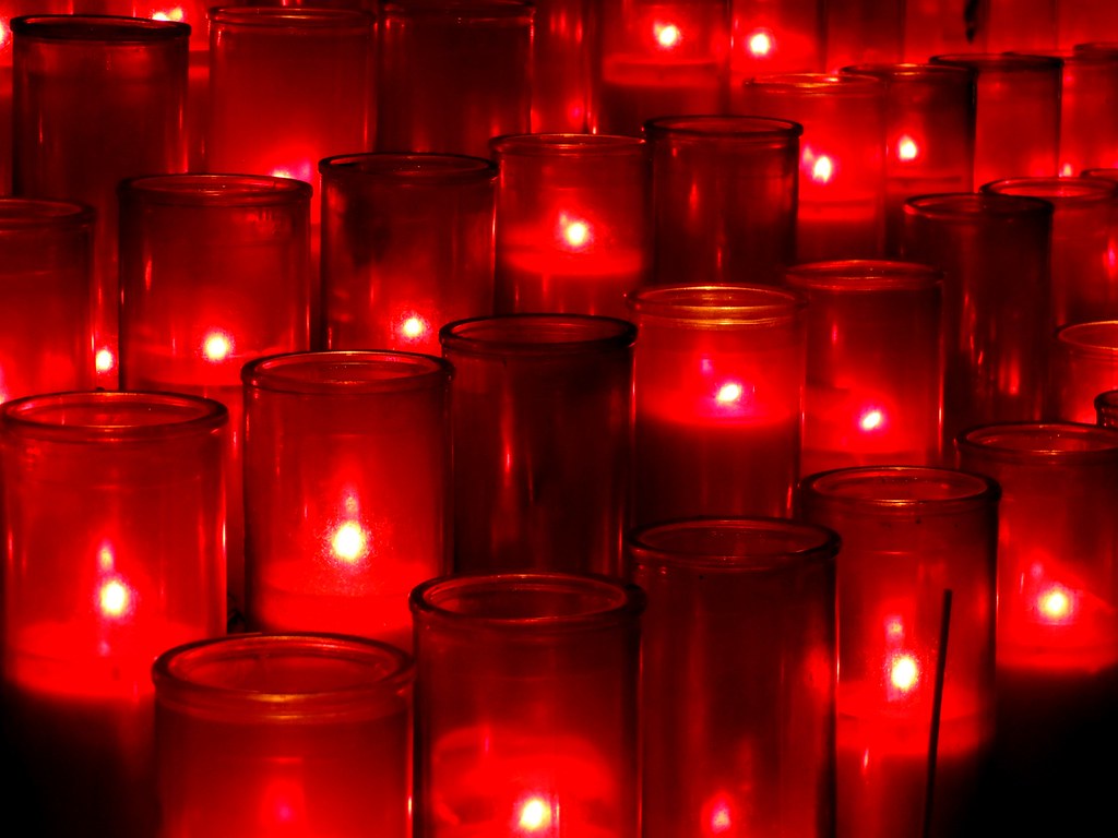 Votive Red Candles. St Michael's Cathedral (Catholic) … Flickr
