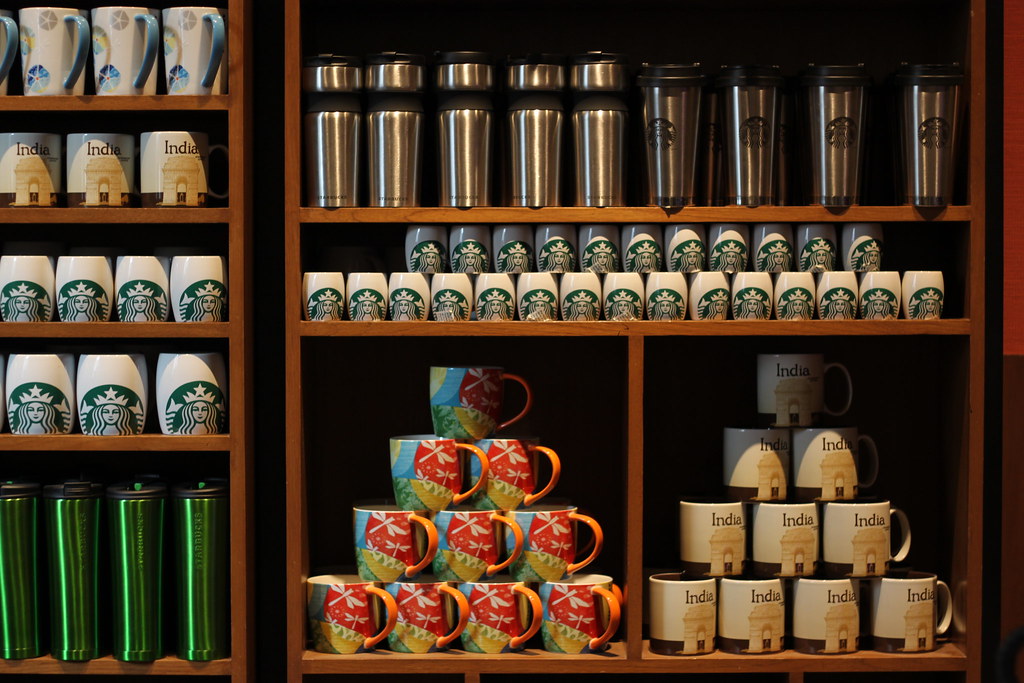 Starbucks Merchandise for sale at Starbucks Prasad Naik Flickr