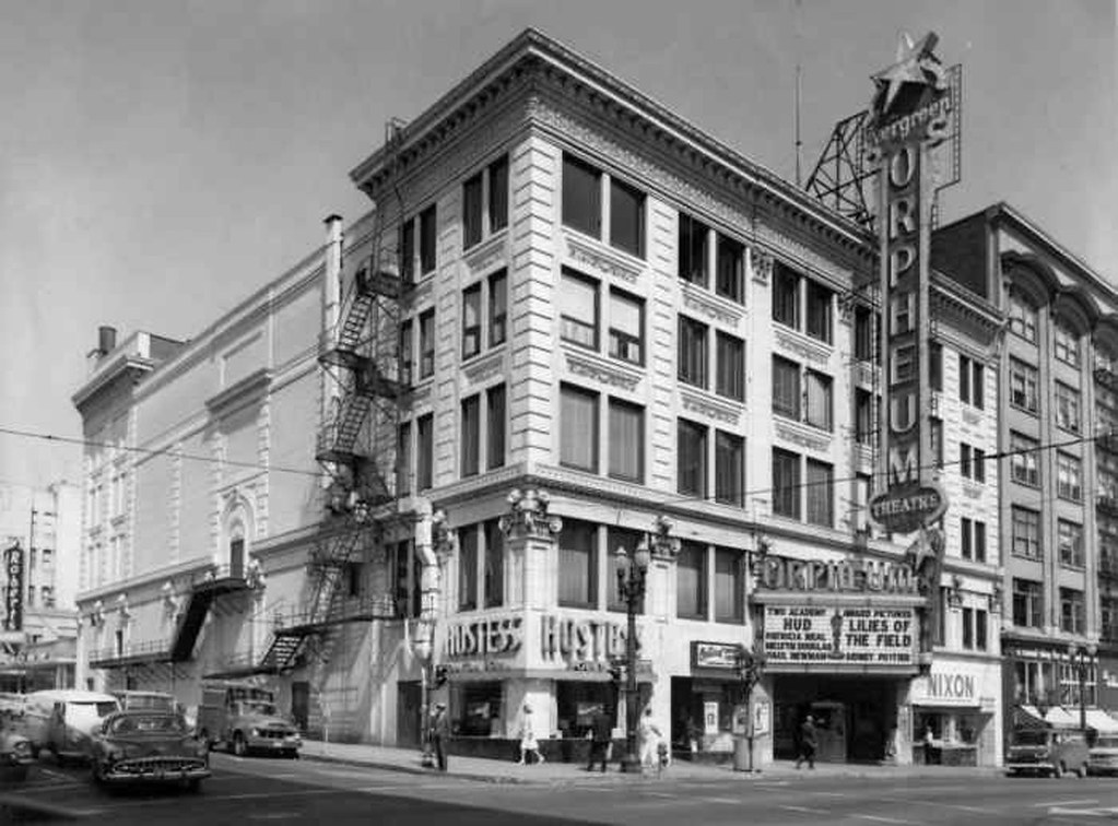 The old Orpheum theater, 1963 "Orpheum Theater a little ov… Flickr
