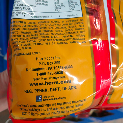 Sloppy Joe Ingredients Odd Flavored Potato Chips by Herr'… Flickr