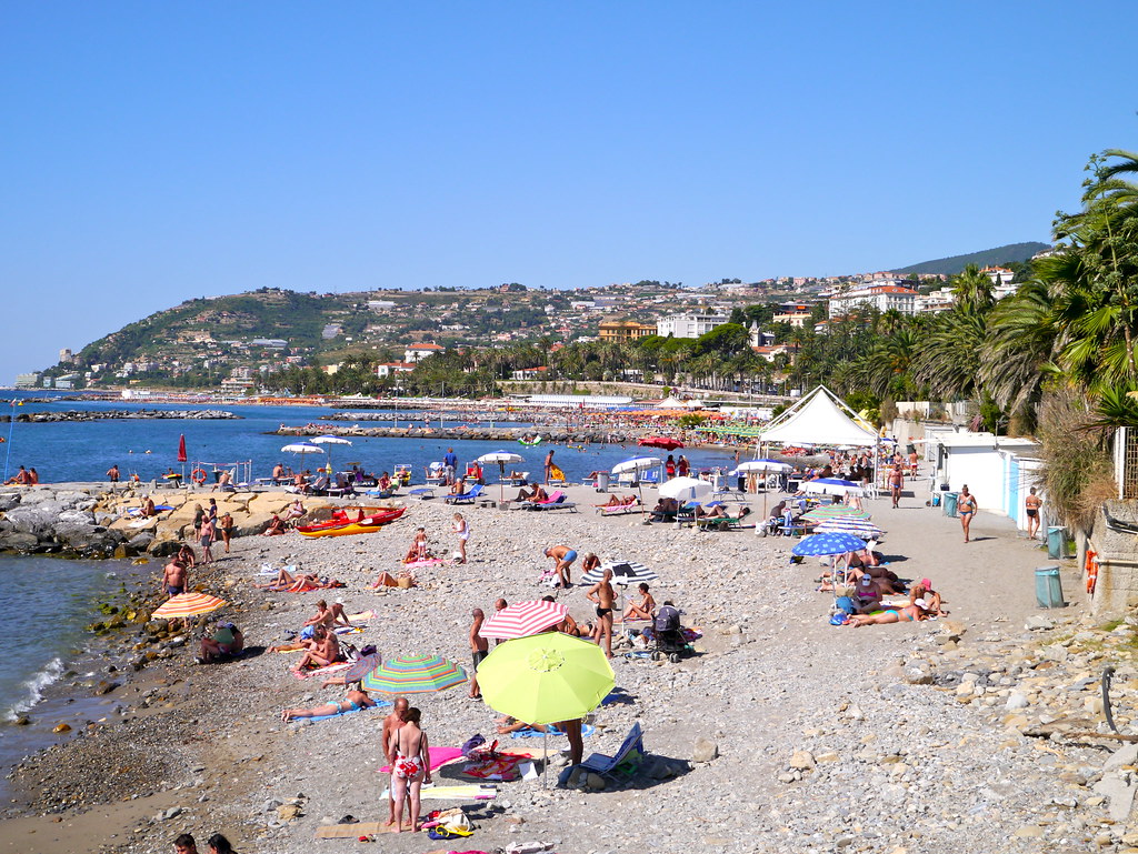 San Remo Spiaggia Paolo Michaut Flickr