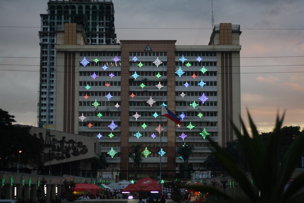 Christmas lights at the Quezon City Hall Quezon City's "so… Flickr