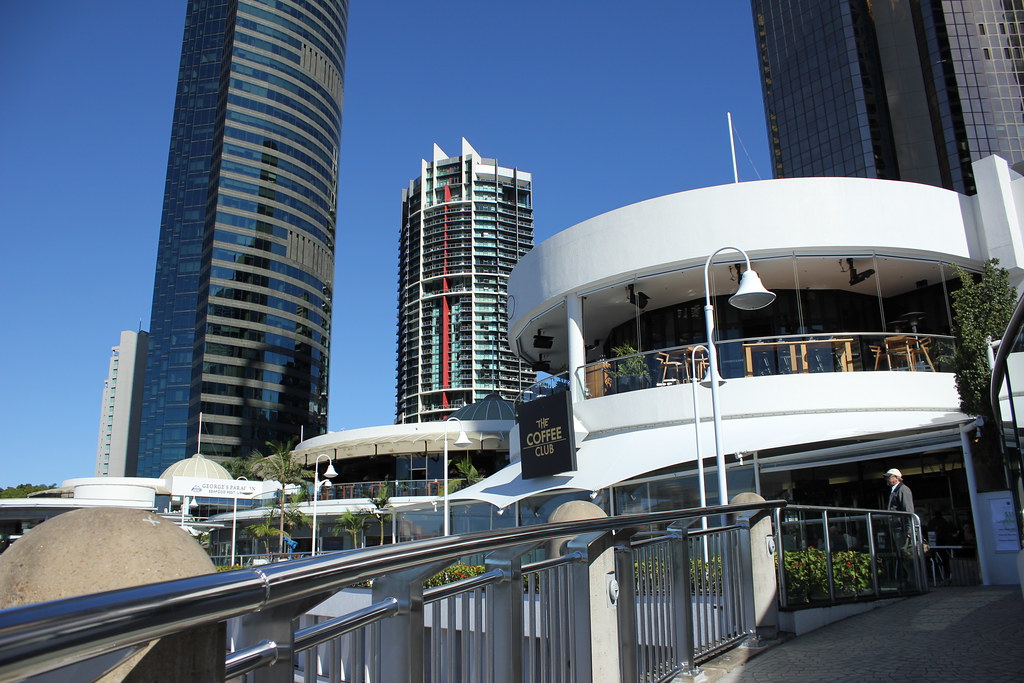 Coffee Club Eagle Street Pier Brisbane River, Queensland. … Flickr