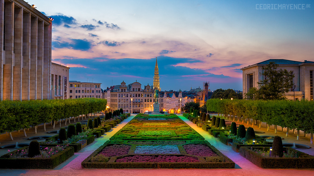 Elevation of Evere, Belgium Topographic Map Altitude Map