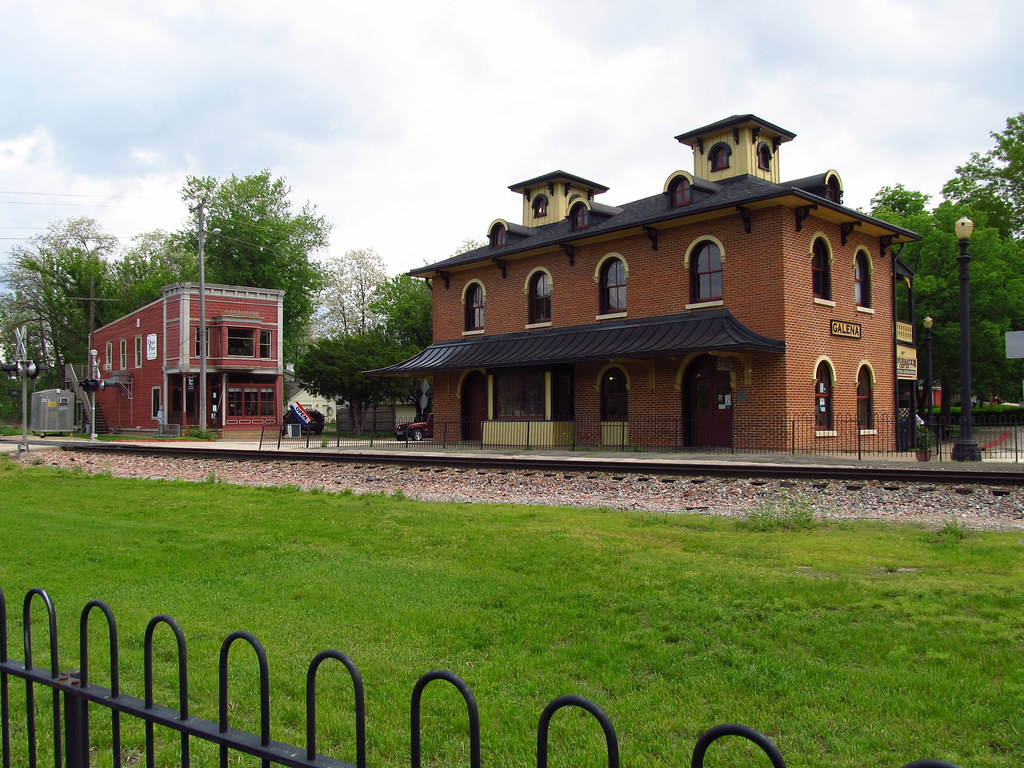 Galena, Illinois The Illinois Central Train Depot was buil… Flickr