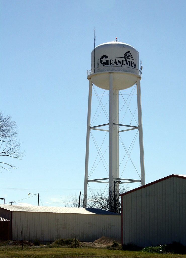 Grandview Water Tower in Texas Grandview Water Tower in Gr… Flickr