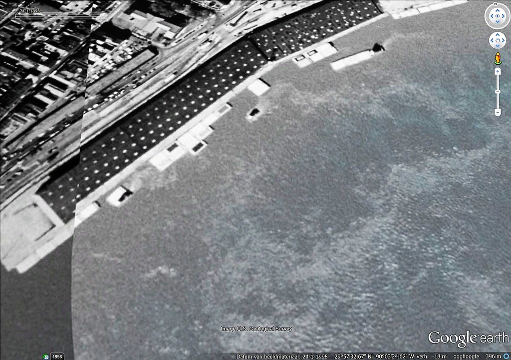 LASH barges New Orleans La Google Earth New Orleans , Miss… Flickr