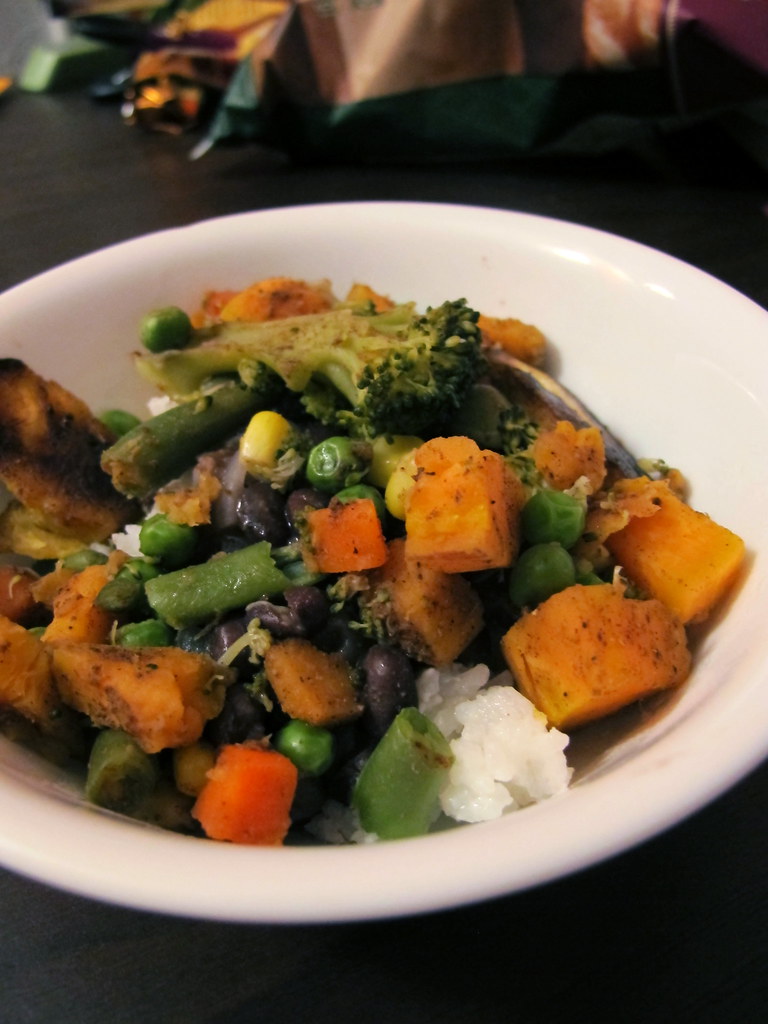 Caribbean Vegetables with Coconut Rice and Plantains Flickr